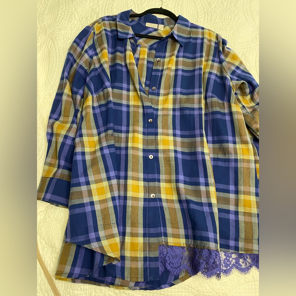 LOGO plus size top